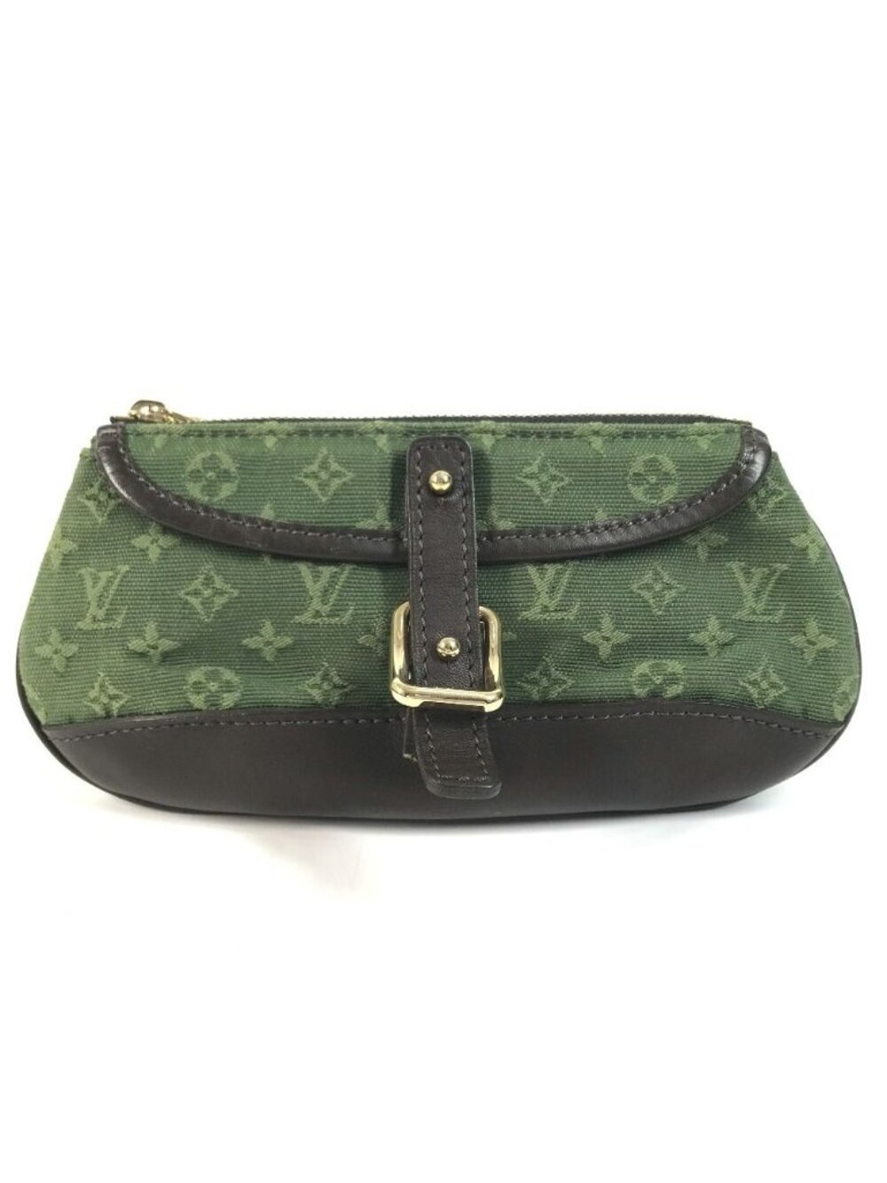 Louis Vuitton Pouch Ansophie Monogram Mini Canvas Khaki